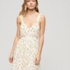 Lace Trim V-Neck Cami Dress