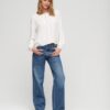 Lace Trim Woven Top
