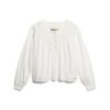 Lace Trim Woven Top