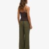 Linen Low Rise Pants