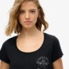 Lo-Fi Biker Scoop Neck T-Shirt