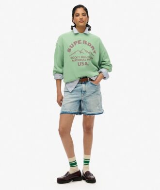 Lo-Fi Outdoor Mono Loose Crew Sweatshirt