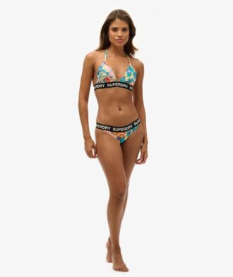 Logo Triangle Bikini Top