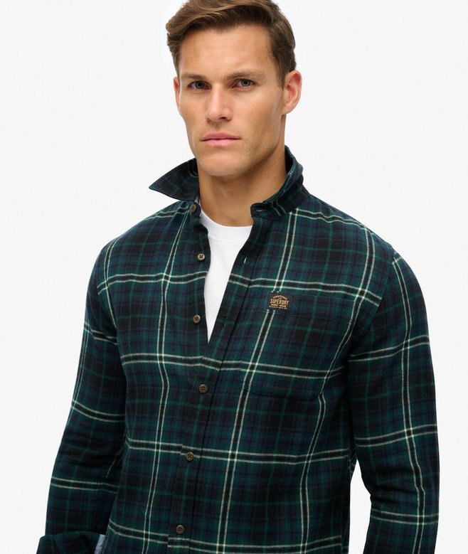 Long Sleeve Cotton Lumberjack Shirt Long Sleeve Cotton Lumberjack Shirt