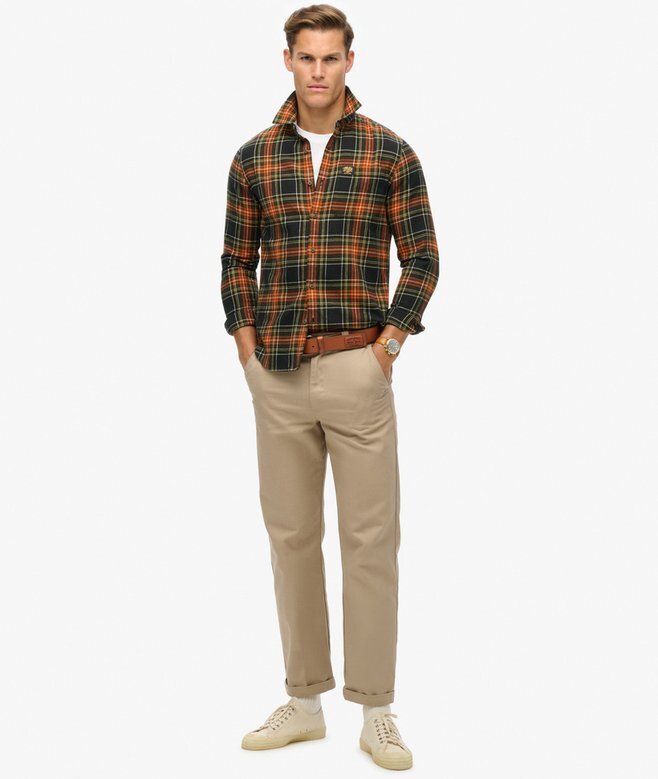 Long Sleeve Cotton Lumberjack Shirt Long Sleeve Cotton Lumberjack Shirt