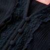 Long Sleeve Lace Trim Smocked Blouse Long Sleeve Lace Trim Smocked Blouse