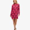 Long Sleeve Printed Mini Dress Long Sleeve Printed Mini Dress