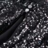Long Sleeve Sequin Crop Top