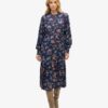 Long Sleeve Tiered Midi Dress Long Sleeve Tiered Midi Dress