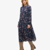 Long Sleeve Tiered Midi Dress Long Sleeve Tiered Midi Dress