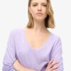 Long Sleeve V Neck Jersey Top