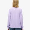 Long Sleeve V Neck Jersey Top