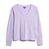 Long Sleeve V Neck Jersey Top