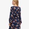 Long Sleeve V Neck Mini Wrap Dress Long Sleeve V Neck Mini Wrap Dress