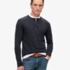 Long Sleeved Jersey Henley Top