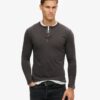 Long Sleeved Jersey Henley Top
