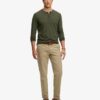 Long Sleeved Jersey Henley Top