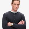 Long Sleeved Jersey Henley Top