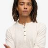 Long Sleeved Jersey Henley Top