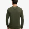 Long Sleeved Jersey Henley Top