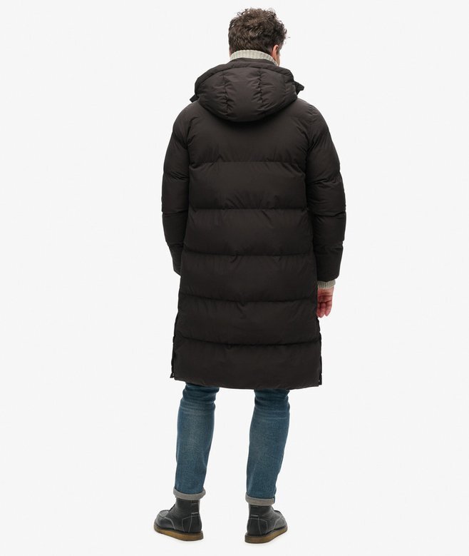 Longline Hooded Puffer Coat Longline Hooded Puffer Coat