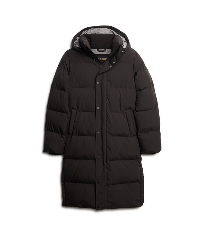 Longline Hooded Puffer Coat Longline Hooded Puffer Coat