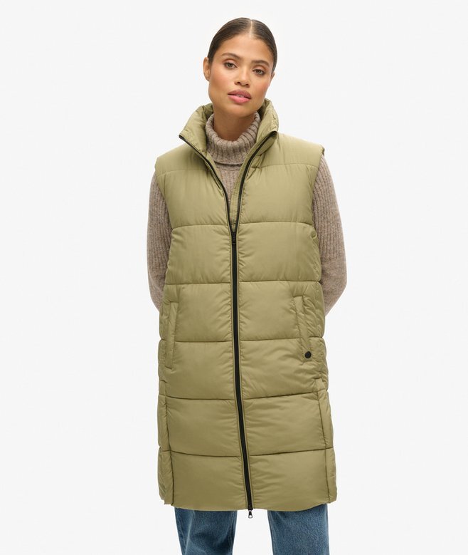 Longline Quilted Gilet Longline Quilted Gilet