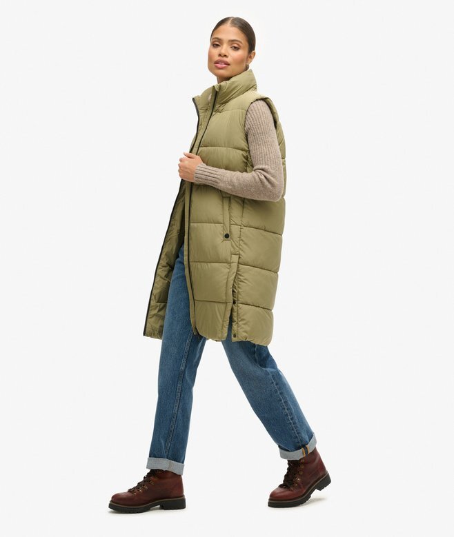 Longline Quilted Gilet Longline Quilted Gilet
