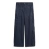 Low Rise Embroidered Cargo Pants