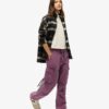 Low Rise Parachute Cargo Pants