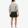 Low Rise Pleated Mini Skirt