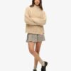 Low Rise Pleated Mini Skirt