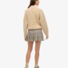 Low Rise Pleated Mini Skirt