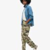 Low Rise Straight Cargo Pants