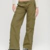 Low Rise Wide Leg Cargo Pants
