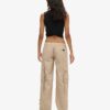 Low Rise Wide Leg Cargo Pants
