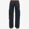 Low Rise Wide Leg Cargo Pants