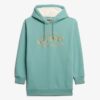 Luxe Metallic Logo Hooded Dress Luxe Metallic Logo Hooded Dress