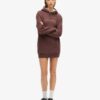 Luxe Metallic Logo Hoodie Dress Luxe Metallic Logo Hoodie Dress