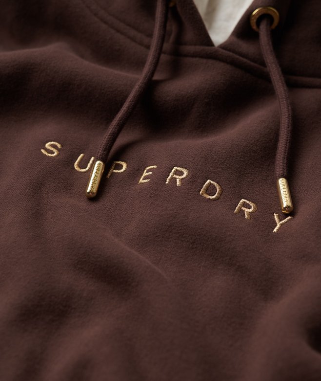 Luxe Metallic Logo Hoodie Dress Luxe Metallic Logo Hoodie Dress