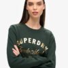 Luxe Metallic Logo Jersey Dress