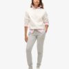 Luxe Metallic Logo Slim Joggers