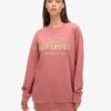 Luxe Metallic Logo Sweat Dress
