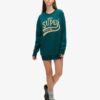 Luxe Metallic Logo Sweat Dress