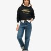 Luxe Metallic Logo Sweatshirt