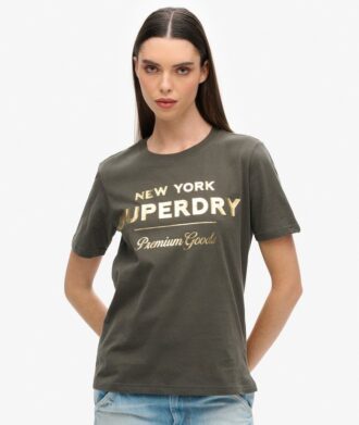 Luxe Metallic Logo T-Shirt
