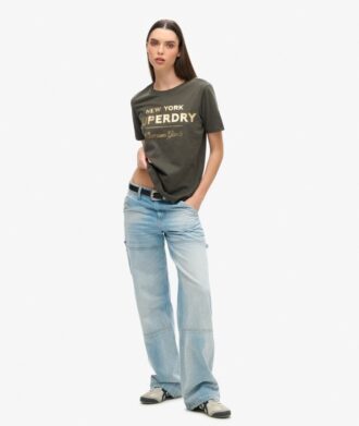 Luxe Metallic Logo T-Shirt