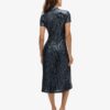 Mandarin Sequin Midi Dress