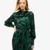 Maxi Cowl Neck Jacquard Dress