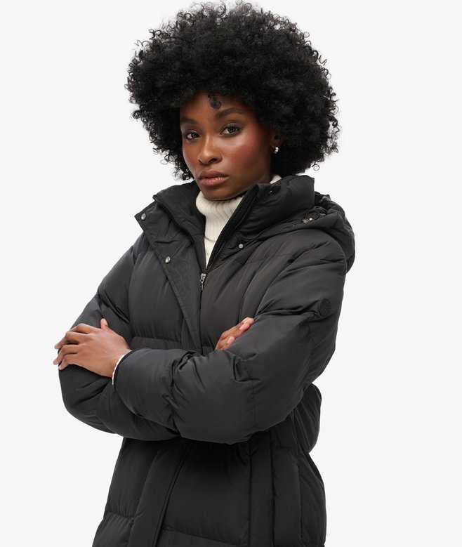 Maxi Hooded Puffer Coat Maxi Hooded Puffer Coat